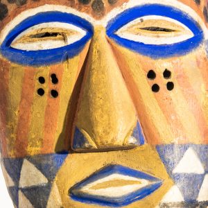 Art africain masque Kuba, RDC