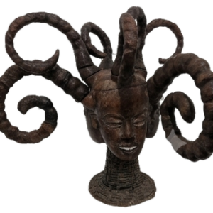 Ekoi - Coiffe de Mascarade Janiforme